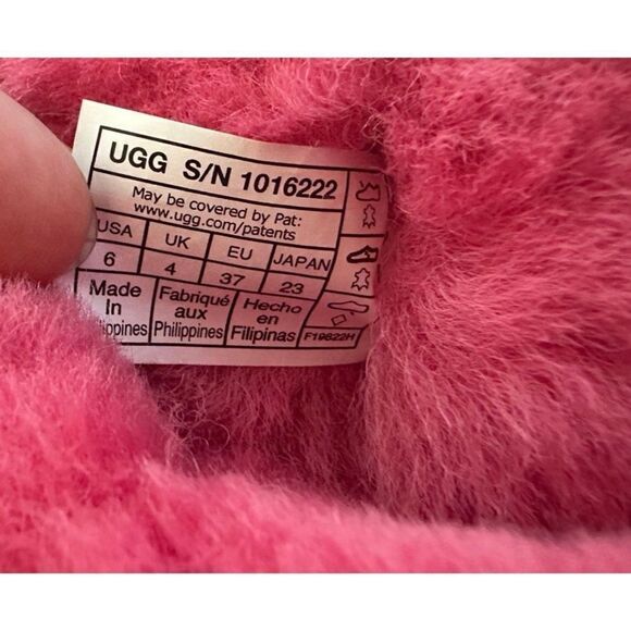 UGG Classic Mini II Pink Winter Boot Size 6 - Picture 12 of 14